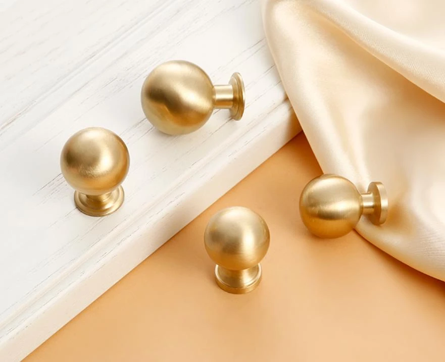 antique brass handles (4)