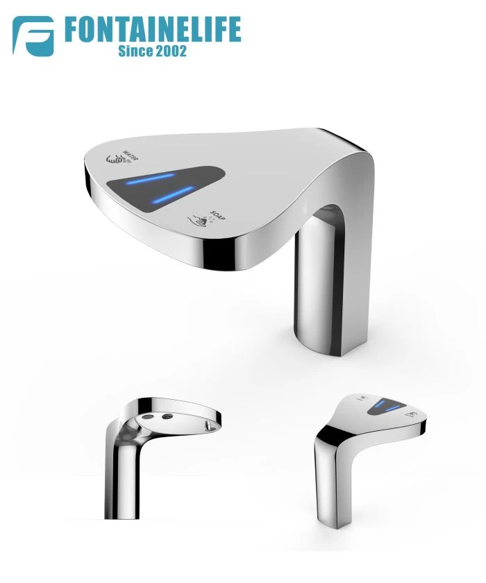 Touchless 2- v -1 faucet & mydlové dávkovač