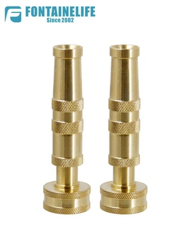 Mosadzná nastaviteľná otočná hadicová tryska